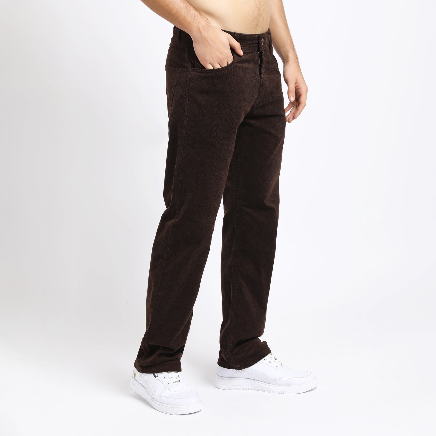 BRANDY COFFEE CORDUROY PANTS 4770-8