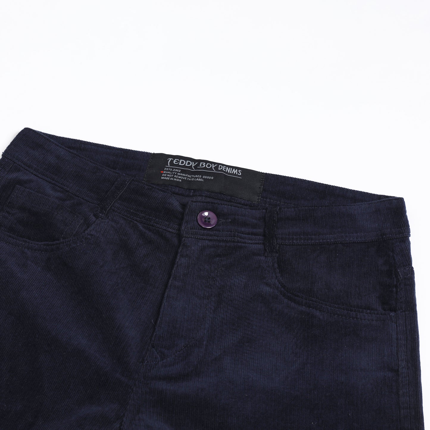 BARITONE NAVY CORDUROY PANTS 4770-1