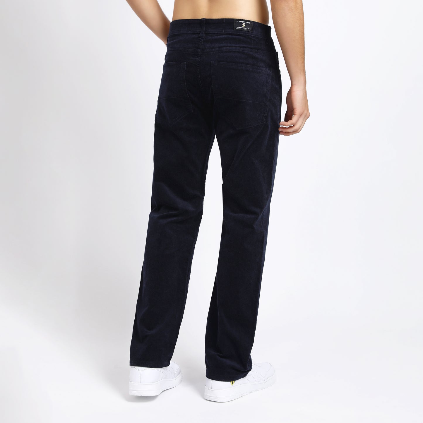 BARITONE NAVY CORDUROY PANTS 4770-1