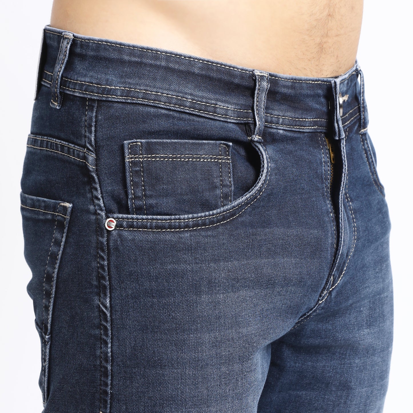 ANKLE LIGHT GREY FIT JEANS TEDDY 4769-1