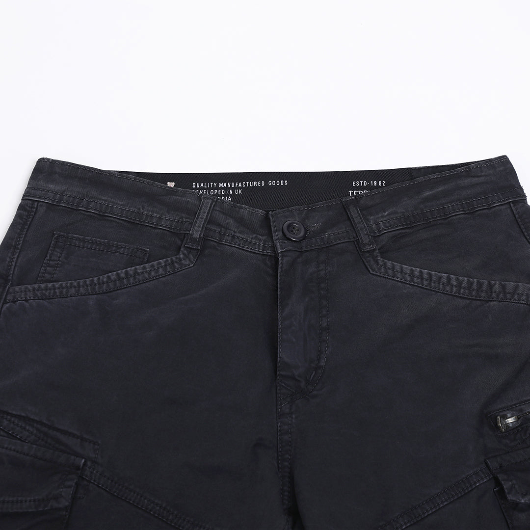 DARK GREY SLIM FIT CARGO JEAN TEDDY 4619