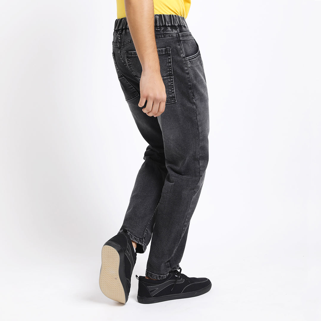 BLACK CARROT FIT JEAN TEDDY 4796-2