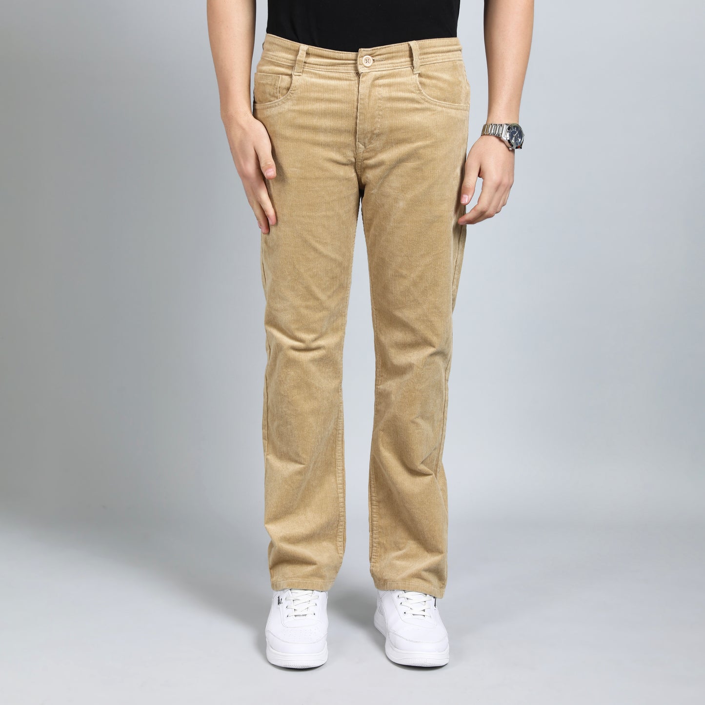 FOXTROT KHAKI CORDUROY PANTS 4770-2