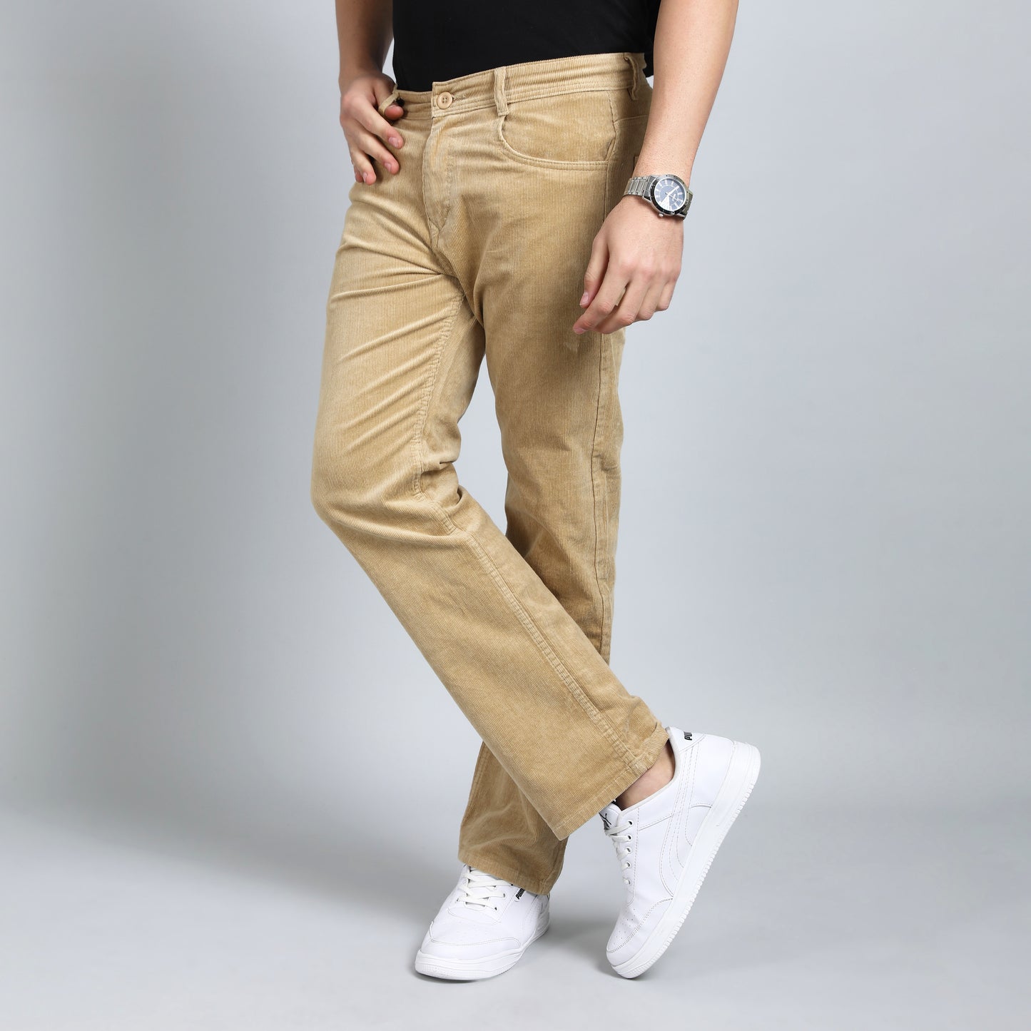 FOXTROT KHAKI CORDUROY PANTS 4770-2