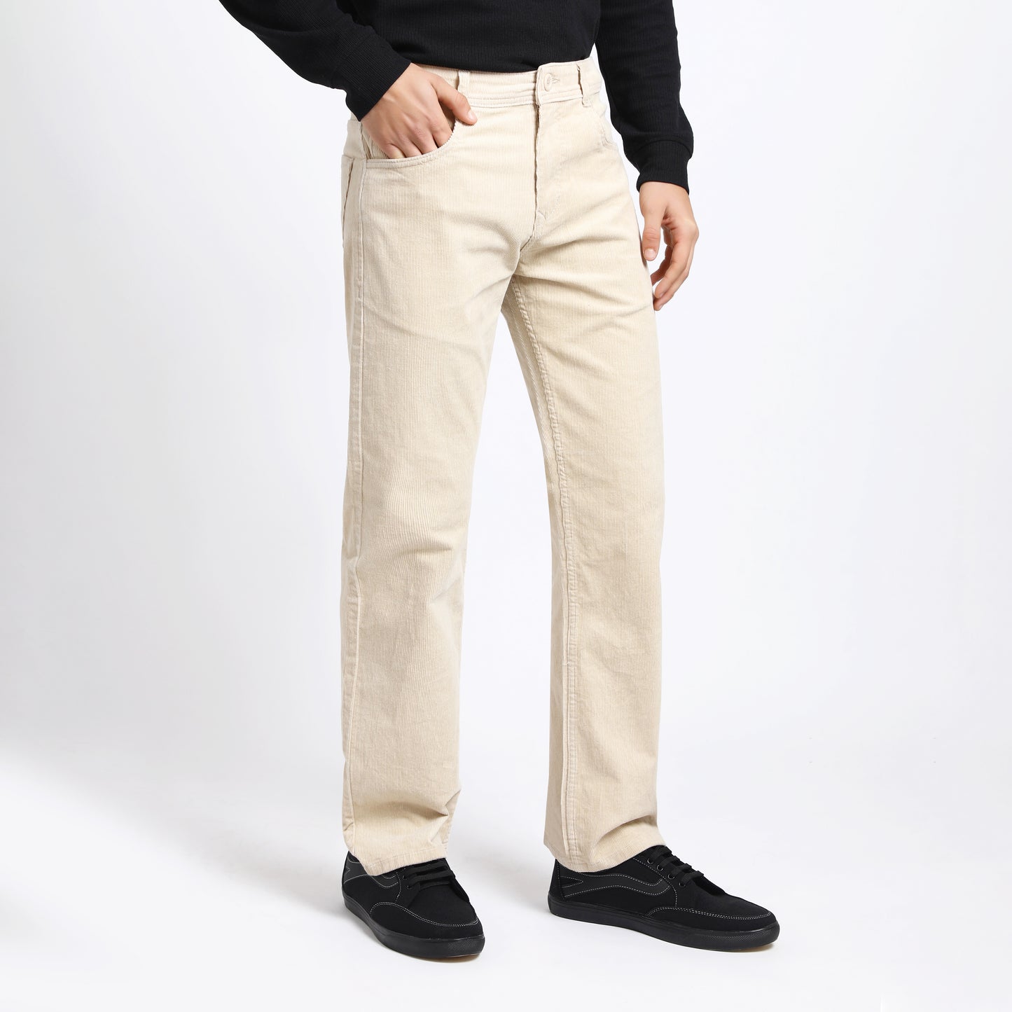 CANNOLI CREAM CORDUROY PANTS 4770-3