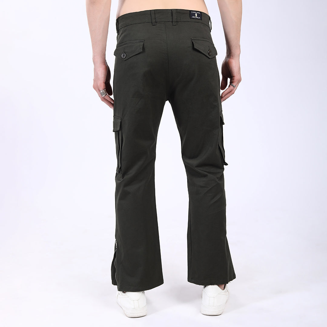 Men's Relaxed Fit Stretch Cotton Cargo Pants – Streetwear Utility Style 4802-7