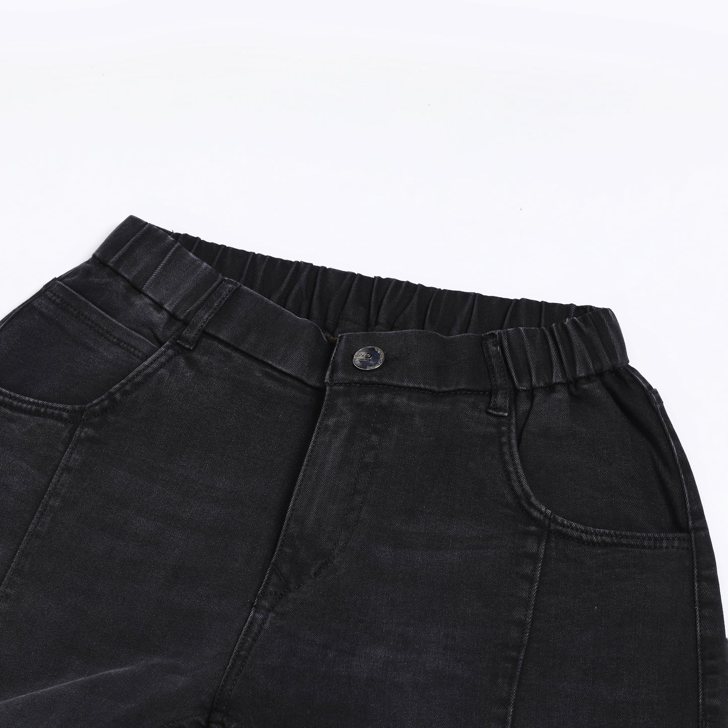 BLACK CARROT FIT JEAN TEDDY 4796-1