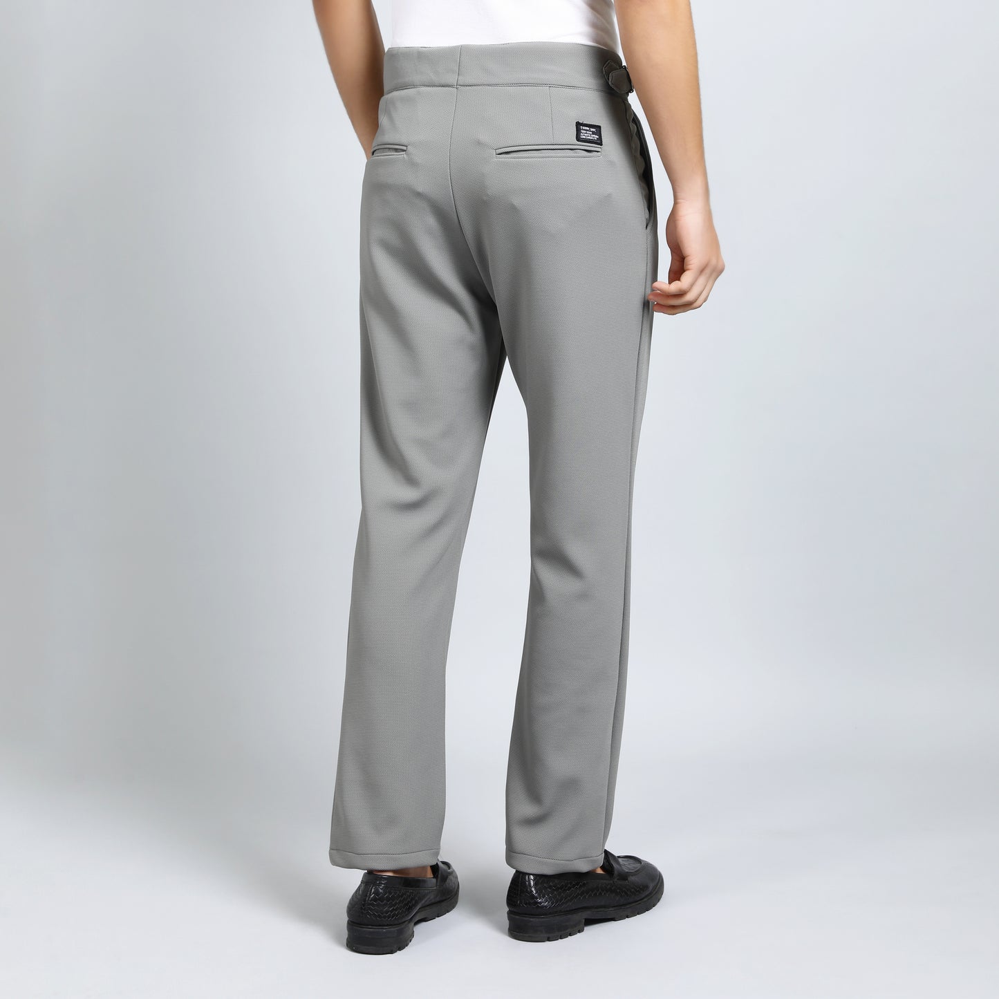 ULTIMATE GRAY SLIM FIT GURKHA TROUSERS 4797-3