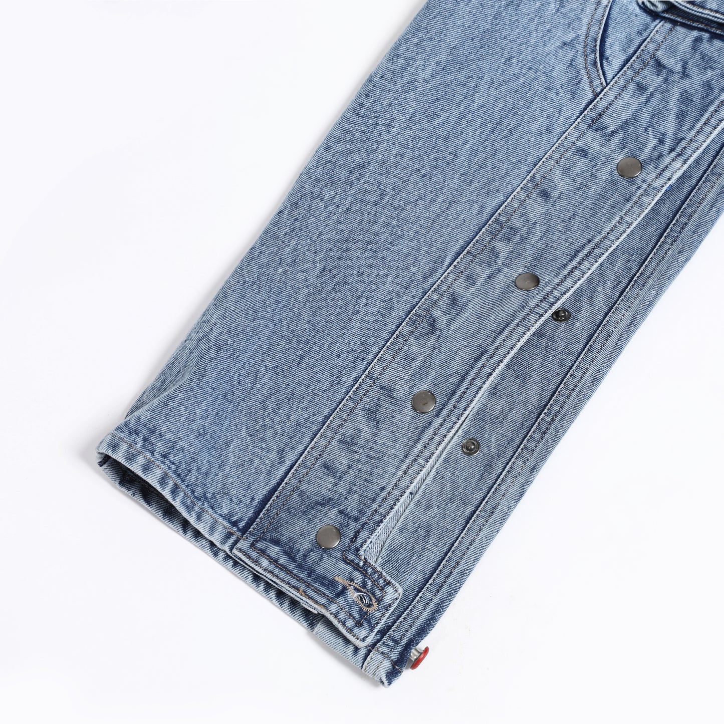 DARK BLUE BAGGY CARGO FIT JEANS 4789-2