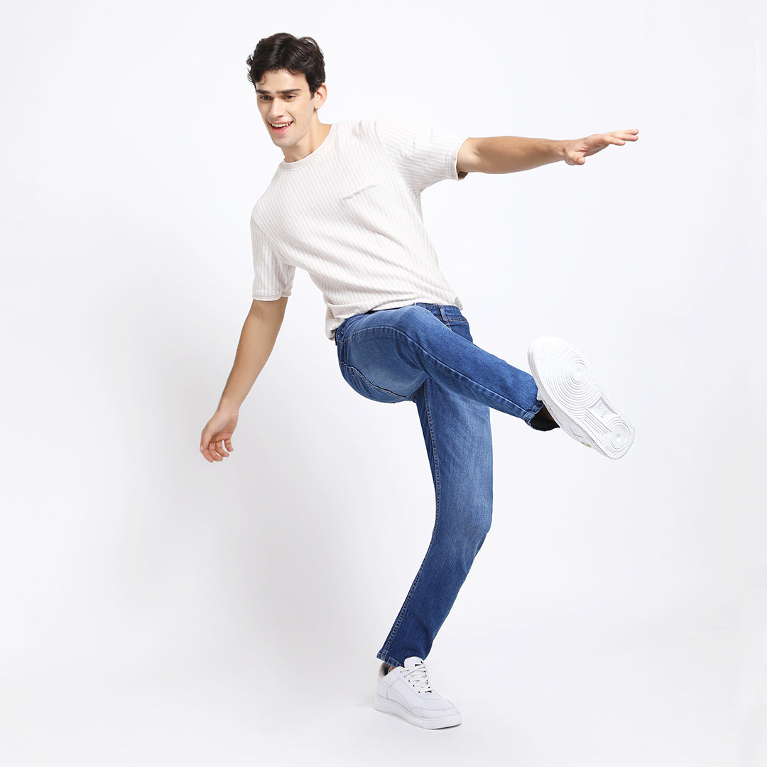 ANKLE DARK BLUE FIT JEANS 4745-1