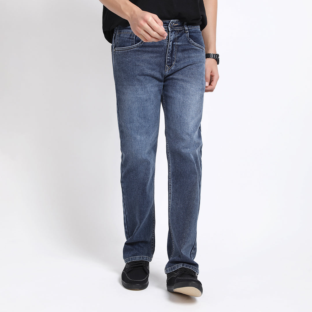 GREY BAGGY FIT JEANS 4703-2