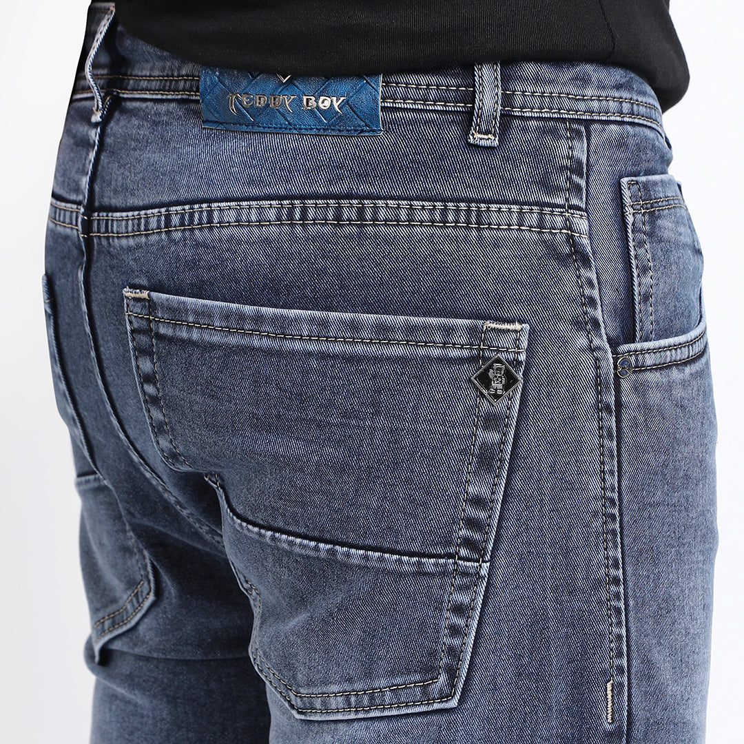 GREY BAGGY FIT JEANS 4703-2