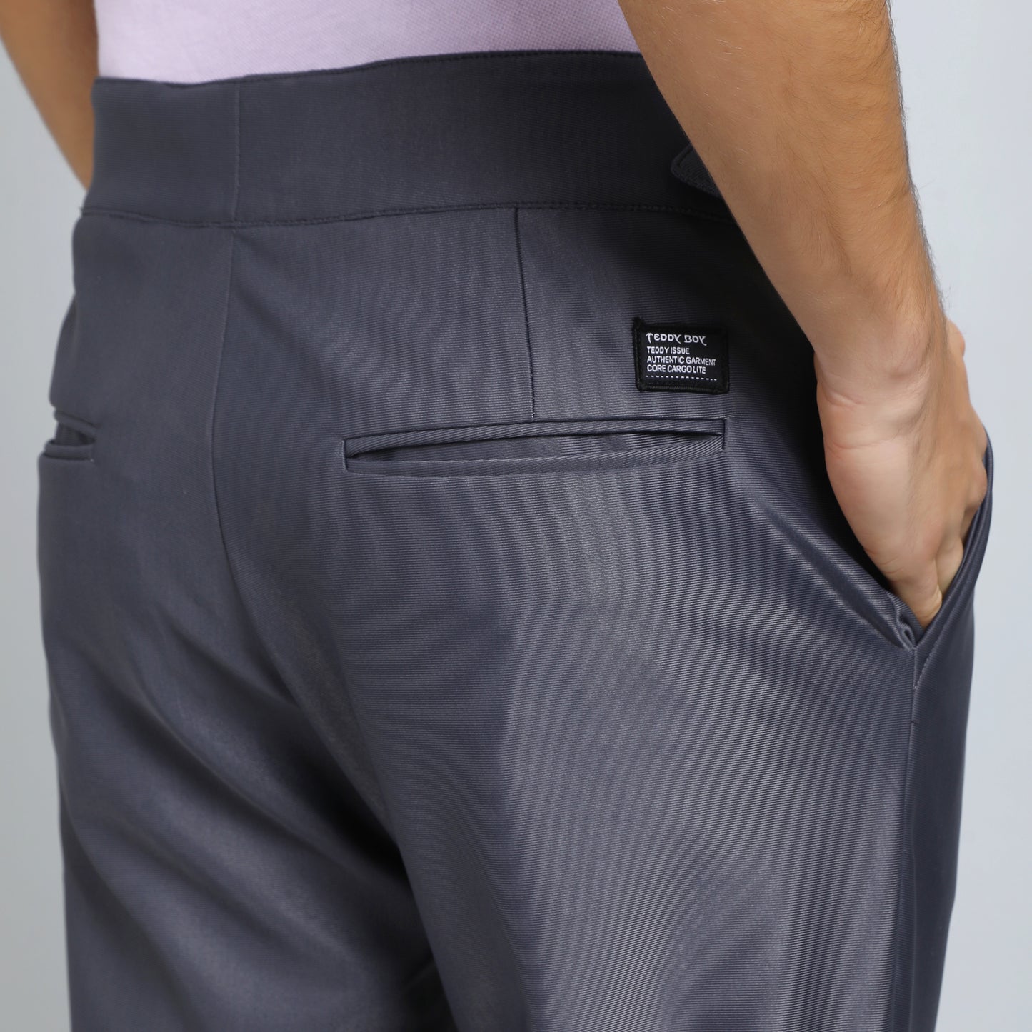ULIMATE GREY SLIM FIT GURKHA TROUSERS 4798-2