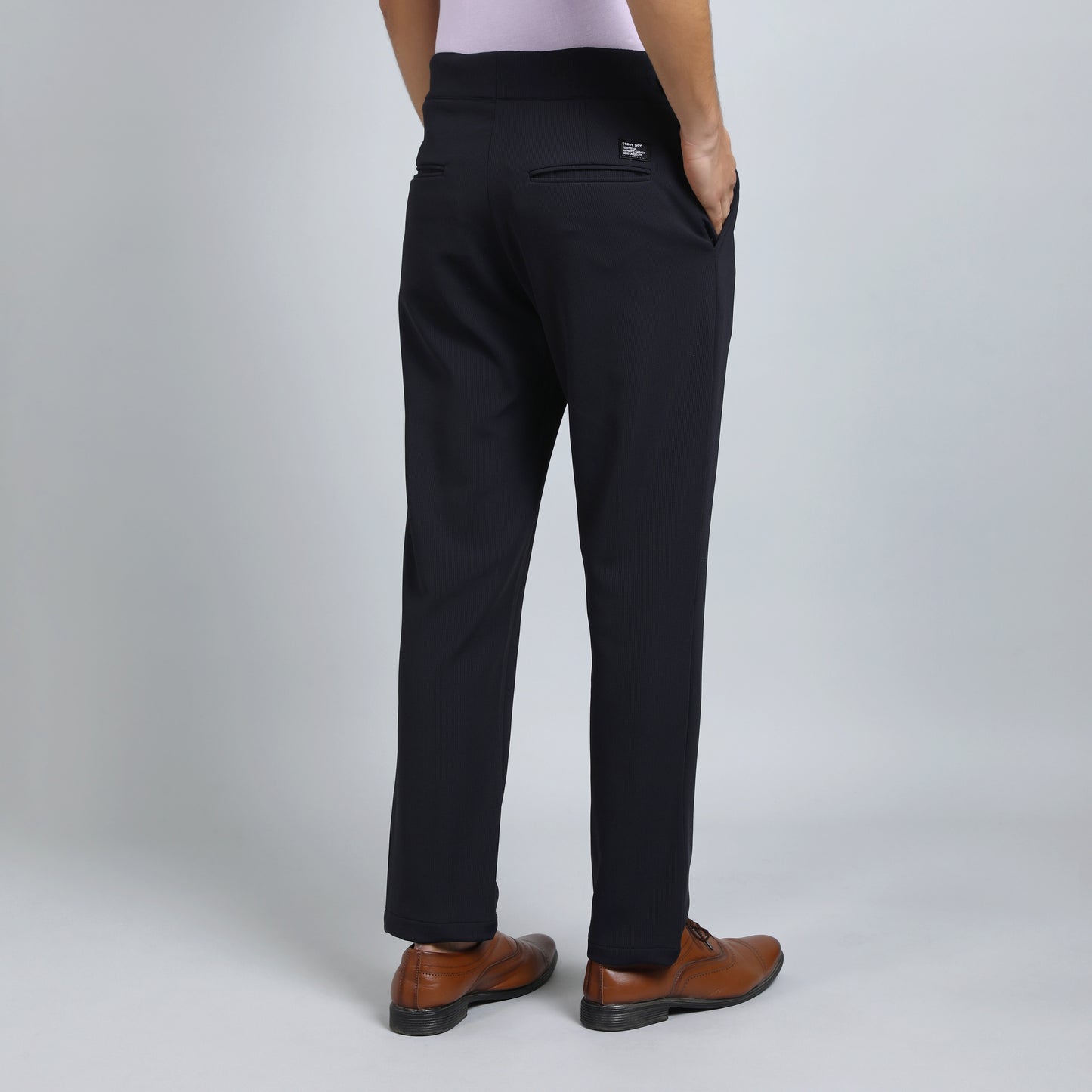 BARITONE NAVY SLIM FIT GURKHA TROUSERS 4797-2