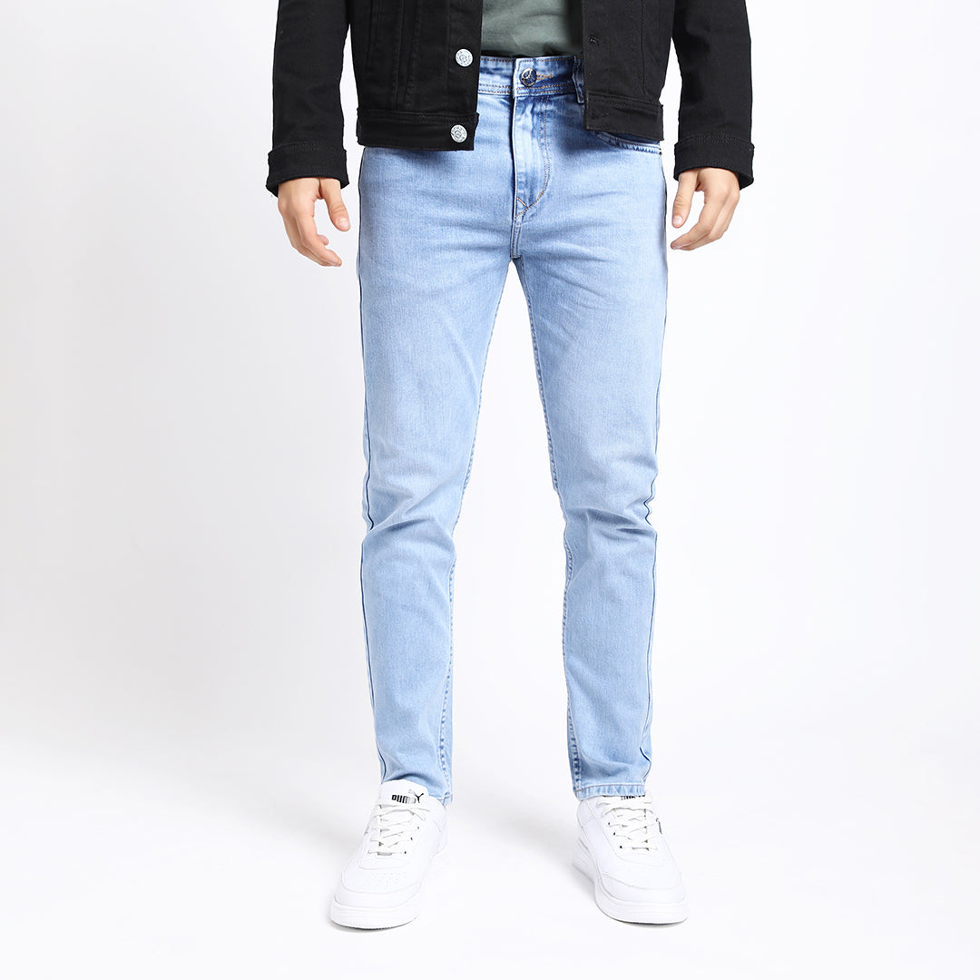ANKLE SKY BLUE FIT JEANS TEDDY 4745-2