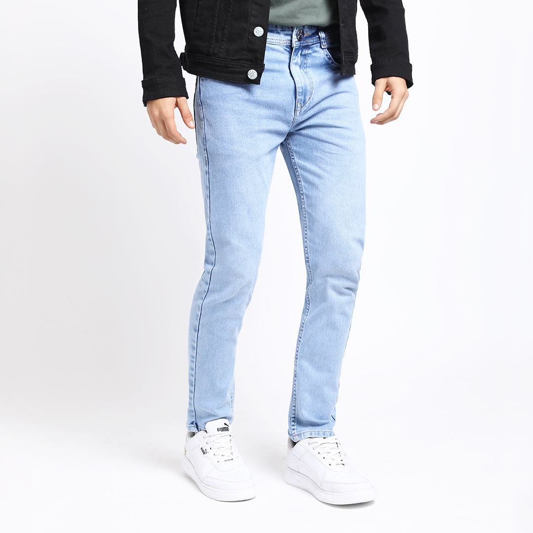 ANKLE SKY BLUE FIT JEANS TEDDY 4745-2
