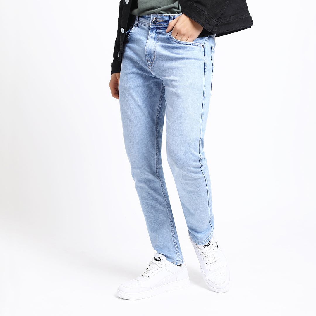 ANKLE SKY BLUE FIT JEANS TEDDY 4745-2