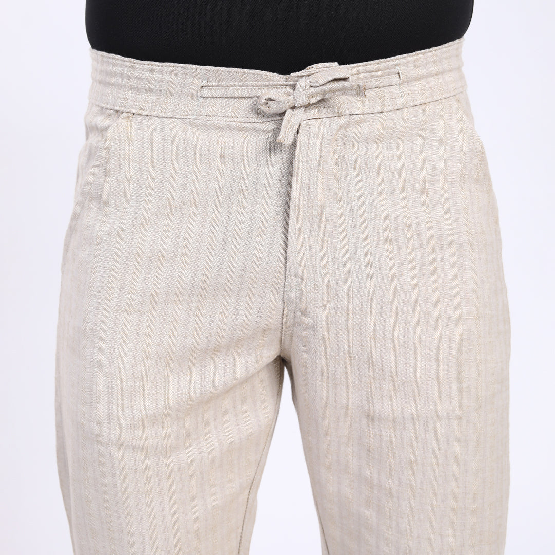 BEIGE LINEN PANTS 4916-8