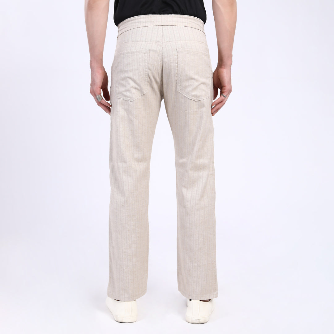 BEIGE LINEN PANTS 4916-8