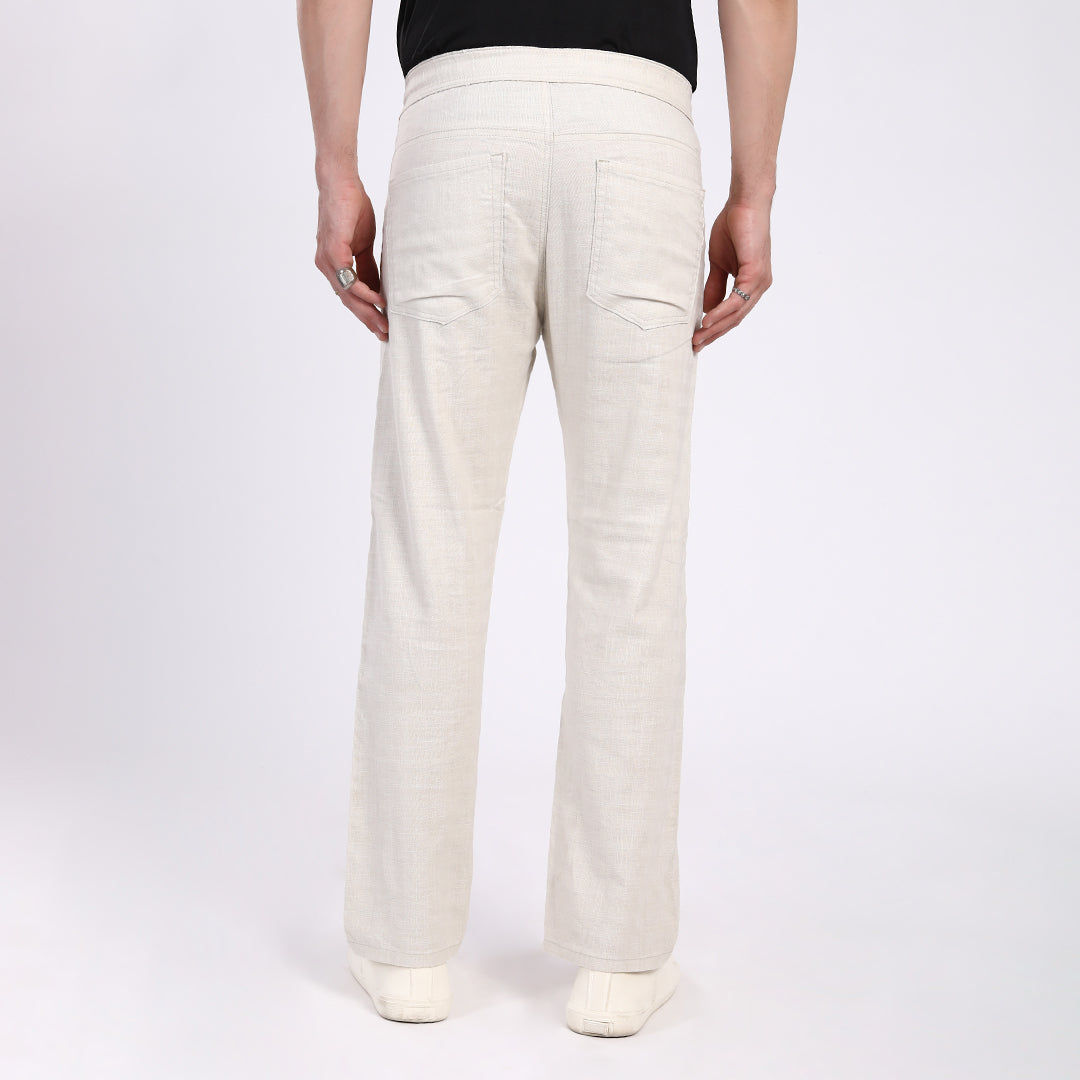 BEIGE LINEN PANTS 4916-2