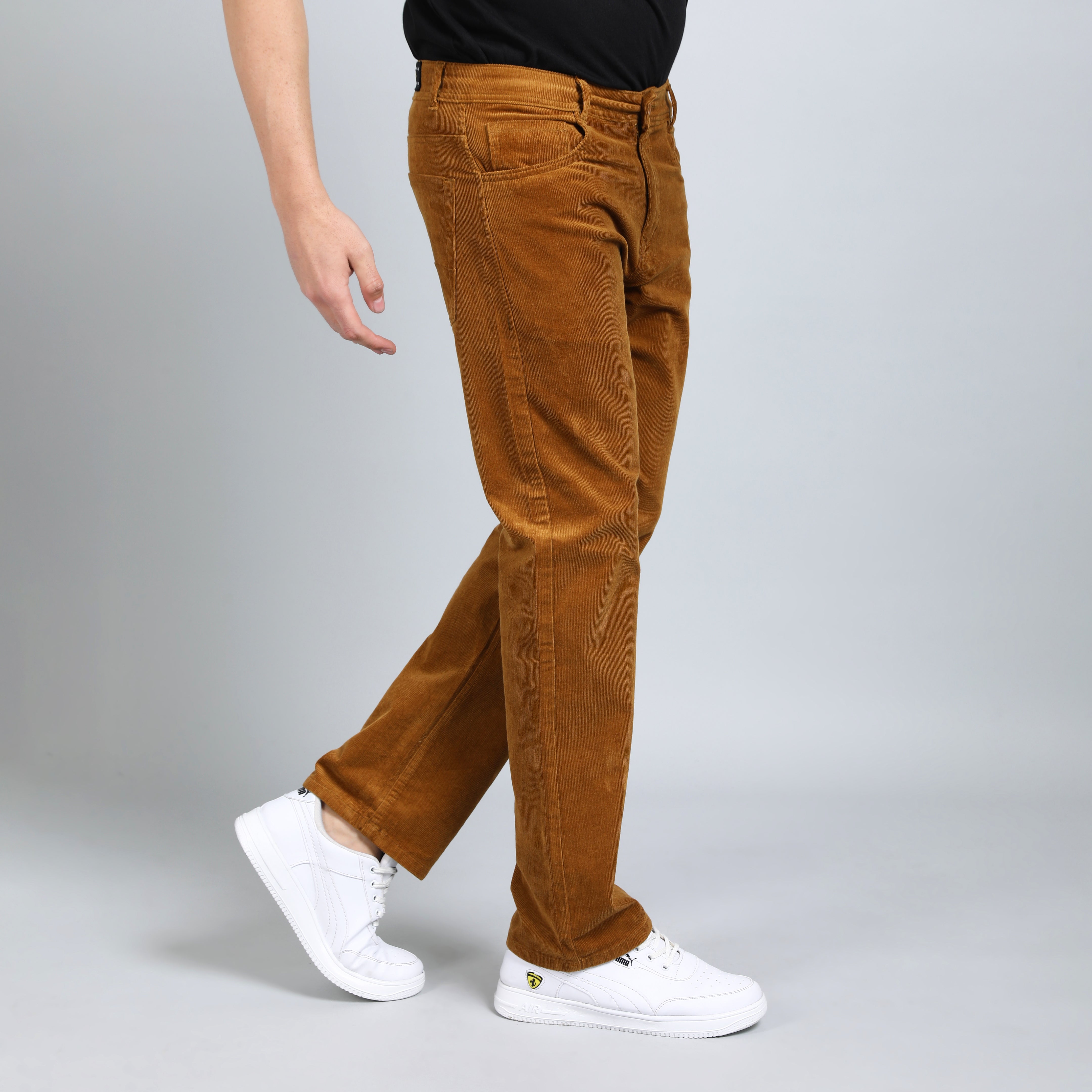 ESPRESSO GOLDEN BROWN CORDUROY PANTS 4770-7