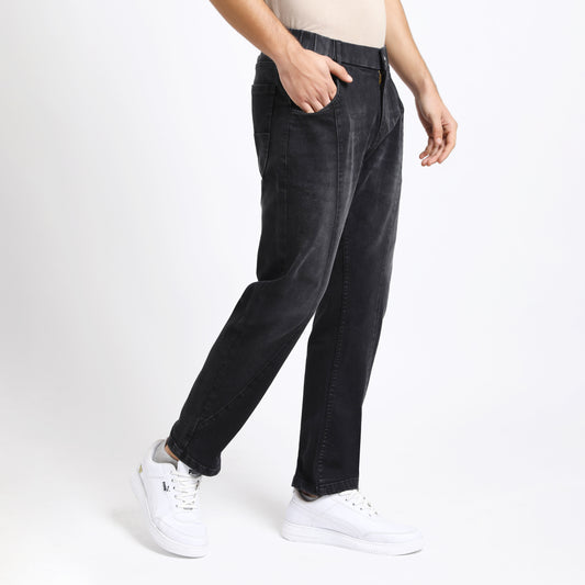 BLACK CARROT FIT JEAN TEDDY 4796-1